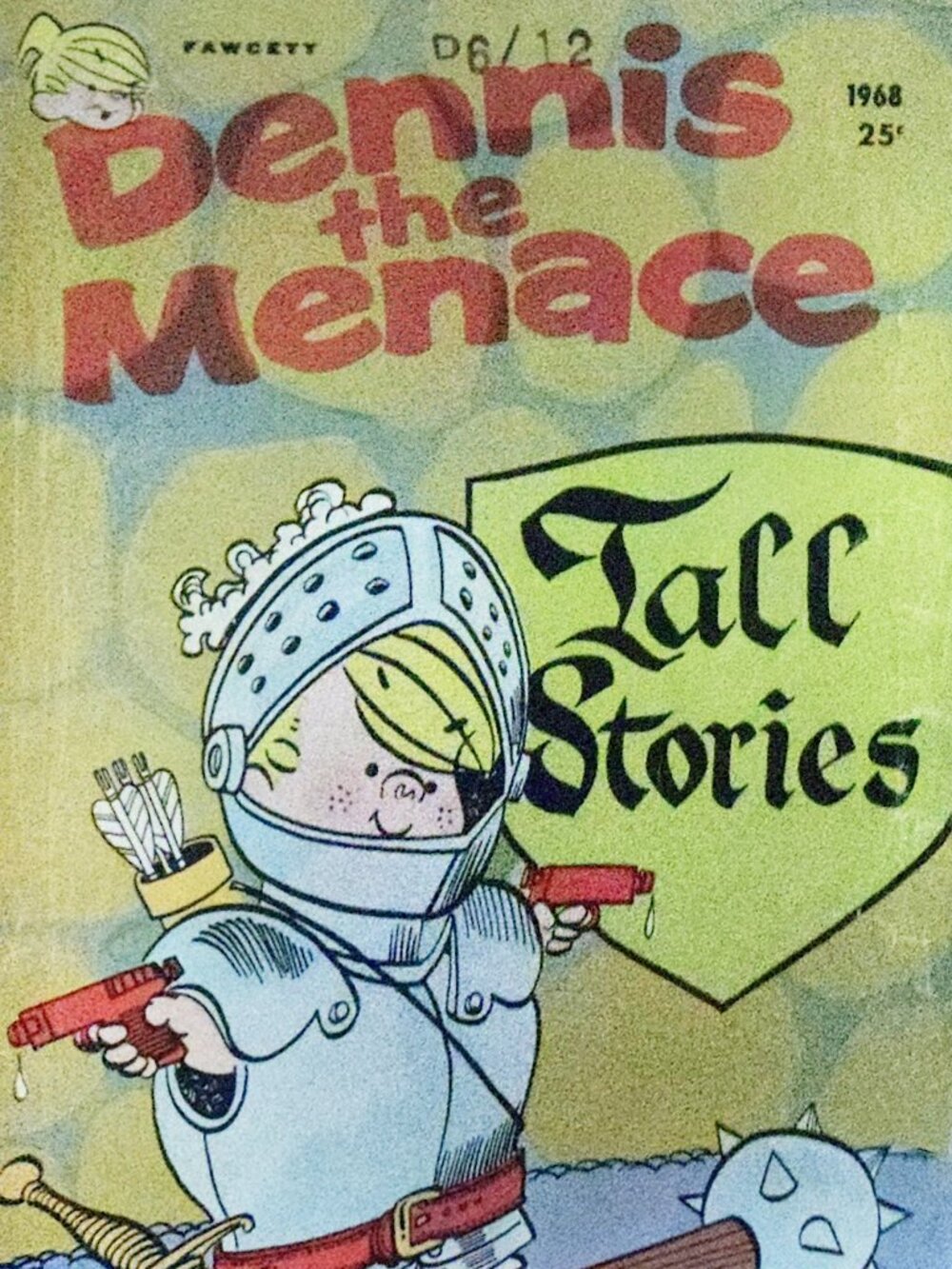 Vintage Extra Large Copy of Dennis the Menace #55 Published in 1968